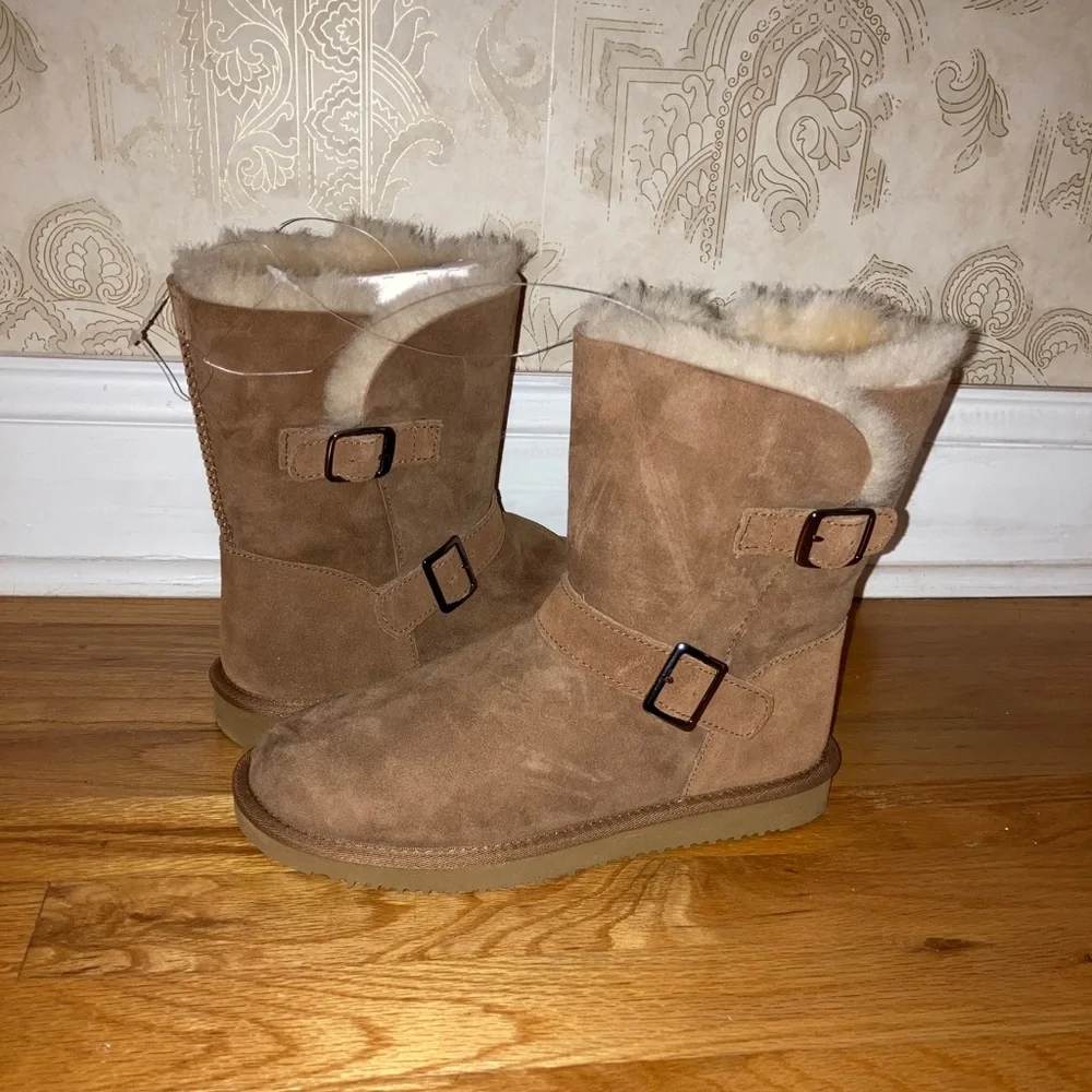 🍂Kirkland Shearling Buckle Boot (Chestnut)🍁 *NEW WITH TAGS* - Picture 6 of 11